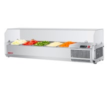 Turbo Air CTST-1200G-N Countertop Salad Table with Clear Hood