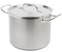 Vollrath 3503 Stock Pot with Cover -Optio Stainless Steel 11 Qt.