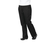 Chef Works PBN01WBLKL Women's Lightweight Slim Pants, 25/CS