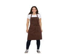 Chef Works ABAQ054RUS0 Dorset Bib Apron, 34"L X 30"W, 18/CS