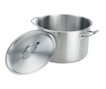 Crestware SSPOT12 Induction Stock Pot & Cover, 12 Qt.