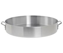 Hubert 40 qt Aluminum Brazier - 23 3/5"Dia x 5 1/2"D