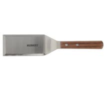 Hubert Stainless Steel Hamburger Turner with Rosewood Handle - 5"L x 3"W Blade