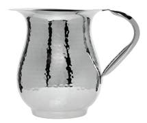 Hubert 72 oz Hammered Stainless Steel Water Pitcher