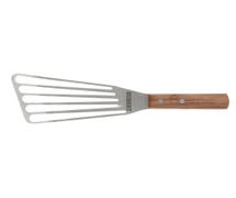 Hubert Stainless Steel Fish Spatula with Rosewood Handle - 8"L x 3 1/2"W Blade