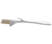 Hubert Boar Bristle Pastry Brush with White ABS Plastic Handle with Hook - 9"L x 3"W