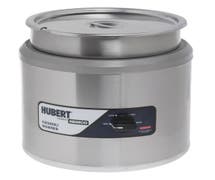 Expressly Hubert 11 qt Round Stainless Steel Rethermalizer - 12 1/2"Dia x 9 3/4"H