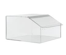 Expressly Hubert Rectangular Clear Acrylic Bulk Food Storage Container - 16"L x 12"W x 10"H