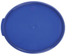 Hubert 12, 18 and 22 qt Blue Plastic Round Container Lid - 12"Dia