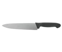 HUBERT Stainless Steel Cook's Knife with Black Polypropylene Handle - 8"L Blade