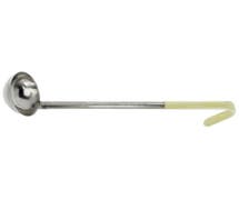 HUBERT 3 oz Stainless Ladle with Ivory Handle - 12"L
