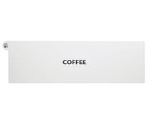 Expressly HUBERT White Repositionable Airpot Wrap With "Coffee" Imprint - 7 1/2"H