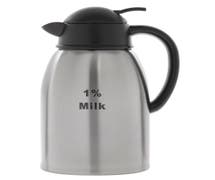 Hubert 1.9 L Stainless Steel Beverage Server With Etched 1% Milk Imprint