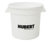 HUBERT 10 gal Grey Plastic Commercial Trash Receptacle - 17 2/5"L x 15 2/5"W x 17 3/10"H