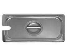 HUBERT 1/3 Size 24 Gauge Stainless Steel Slotted Steam Table Pan Cover