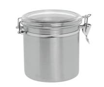 Hubert Round 36 Oz Stainless Steel Canister - 5"Dia x 5"H
