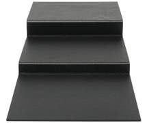 Hubert 3-Step Flat Black ABS Riser - 12"L x 29 3/4"W x 4 1/4"H