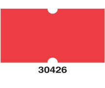 HUBERT Red Fluorescent Label For HUBERT 1-Line Pricing Gun - 21mmL x 13mmH