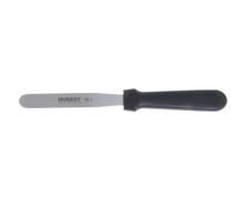 HUBERT Stainless Steel Spatula with Black Polypropylene Handle - 4 1/4"L Blade