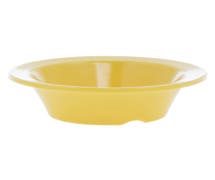 HUBERT 4.5 oz Wide Rim Yellow Melamine Bowl