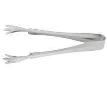 HUBERT 3-Prong Scalloped End Stainless Steel Ice Tong - 6"L