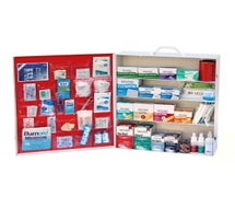 Medique 703ANSI 4-Shelf Wide ANSI-2015 Class B Filled First Aid Cabinet