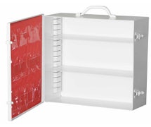 Medique 700MTM 3-Shelf Empty First Aid Cabinet, Wide