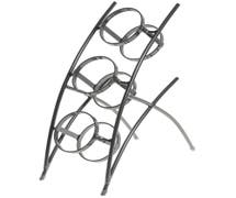 Expressly HUBERT ARCtistic Collection Flint Powder-Coated Wire Flatware Stand - 7 3/4"L x 14 3/4"D x 17 1/2"H
