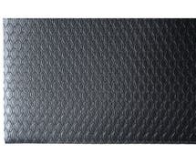 Hubert Charcoal Nitrile PVC Foam Cushion Max Anti-Fatigue Mat - 3'L x 2'W x 5/8"H