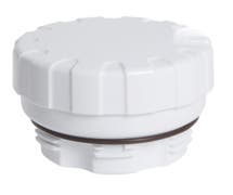 HUBERT White Twist-On Replacement Lid for 0.6/1.2/2.0 L Plastic Servers