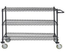 Hubert Flint Steel Wire Cart - 48"L x 24"W x 39 1/2"H