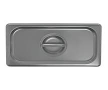 HUBERT 1/3 Size 24 Gauge Stainless Steel Solid Steam Table Pan Cover