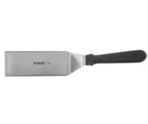 HUBERT Stainless Steel Solid Turner with Black Polypropylene Handle - 6"L Blade