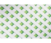 Green Lattice Corobuff Corrugated Paper Counterwrap - 25'L x 48"W