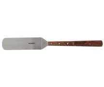 HUBERT Stainless Steel Flexible Long Turner with Rosewood Handle - 8"L x 3"W Blade