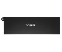 Expressly HUBERT Black Repositionable Airpot Wrap With "Coffee" Imprint - 7 1/2"H