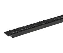 Expressly Hubert SmartFit Black Melamine Short Adaptor Bar - 3/5"W x 12 2/5"L