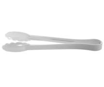 HUBERT White Polycarbonate Scalloped Tong - 12"L