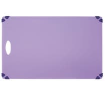 HUBERT Purple Polypropylene Cutting Board with Grippers - 24"L x 18"W x 1/2"H