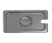 HUBERT 1/4 Size 24 Gauge Stainless Steel Slotted Steam Table Pan Cover