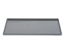 Expressly HUBERT Grey Melamine Tray - 9 3/4"L x 6 3/4"W x 1/2"H