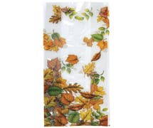 Leaf Pile Patterned Cello Bag - 5"L x 3"W x 11 1/2"H