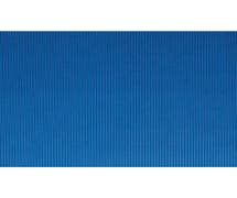 Blue Corobuff Corrugated Paper Counterwrap - 25'L x 48"W