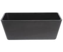 Expressly Hubert 1/3 Size Black Melamine Pan Housing - 12 3/4"L x 7"W x 6"H