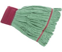 HUBERT Green Microfiber Large Ribbed Mop With 7"W Band