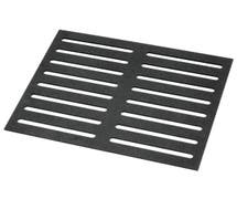 Hubert Slotted Black ABS Flat Riser Sheet - 24"L x 20"W x 1/4"H