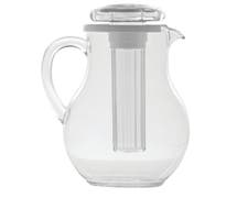 HUBERT 3 L Clear Smooth SAN Plastic Ice Tube Pitcher