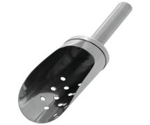Hubert Perforated Stainless Steel Ice Scoop - 7 3/4"L x 2"W