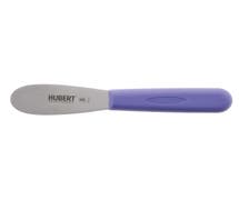 HUBERT Stainless Steel Spreader with Purple Polypropylene Handle - 3 1/2"L Blade
