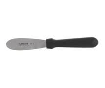 HUBERT Stainless Steel Sandwich Spreader with Black Polypropylene Handle - 3 1/2"L Blade